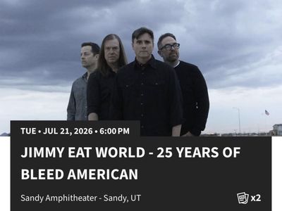 Jimmy Eat World Bleed American Tour concert tickets