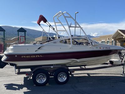 1998, 21’ Regal 2100 LSR open bow ski/wakeboarding/fishing boat.
