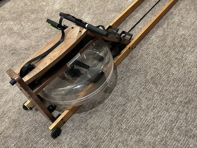 Solid Wood Water Rowing Machine - Authentic Water Resistance & Space-Saving Design