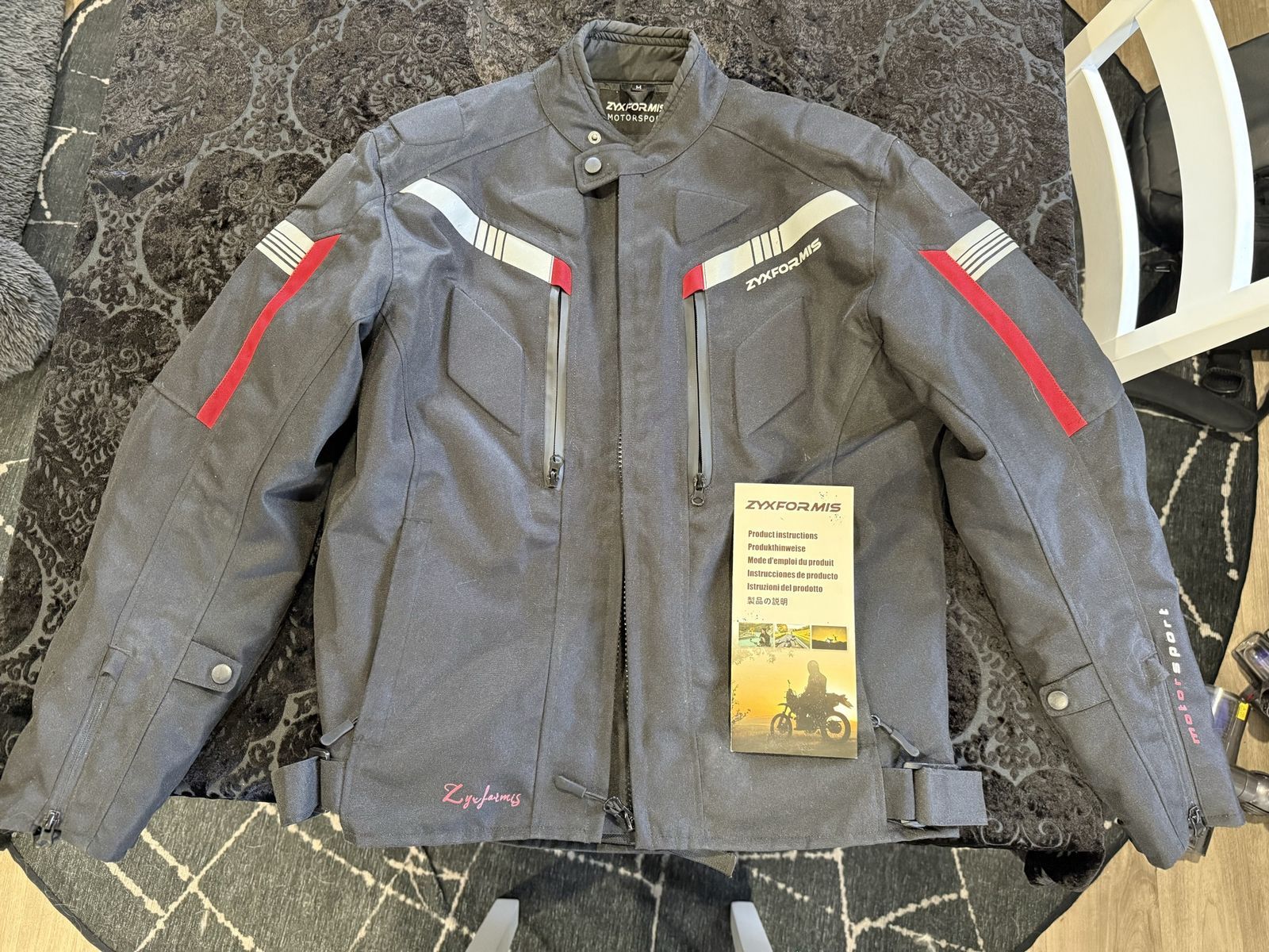Motorcycle Riding Jacket & Pants Bundle – Medium / 34-36 – $100