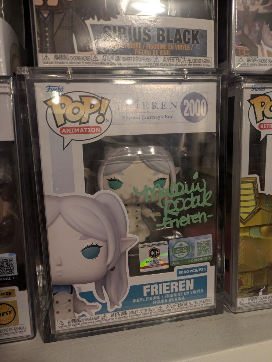 Frieren Funko pop signed