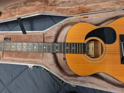 Lotus Acoustic Guitar with Hard Case - Good Condition