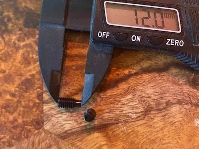 M6x12mm dog point set screw