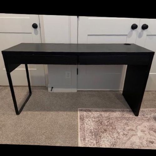 IKEA MICKE Desk – Black/Brown