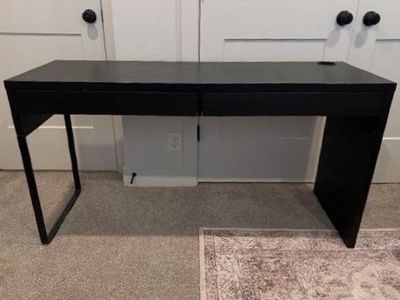 IKEA MICKE Desk – Black/Brown