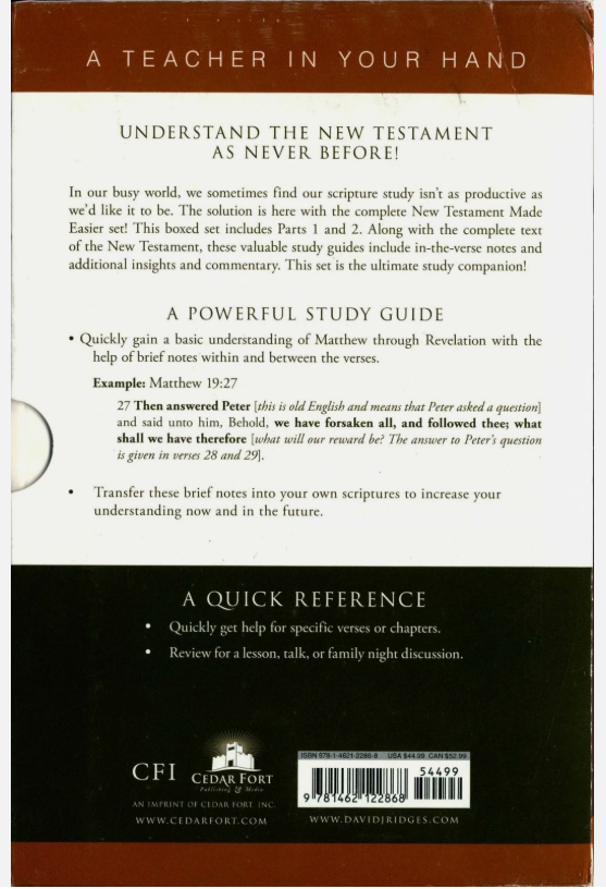 Gospel Study Series Boxed Set - New Testament 1 & 2