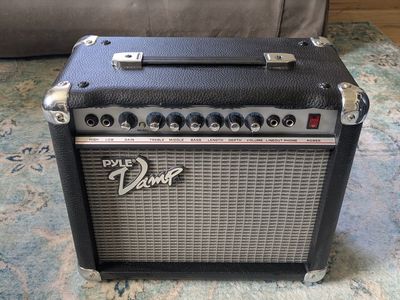 Pyle Pro 60-Watt Vamp Series Guitar Amplifier With 3-Band EQ, Overdrive, And Digital Delay - PVAMP60