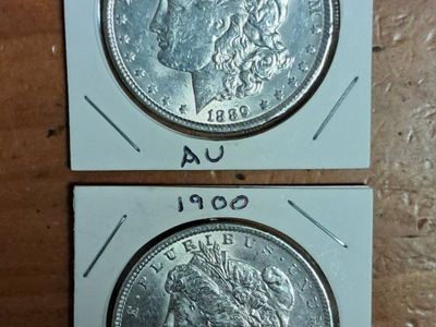 3 Morgan Silver Dollars