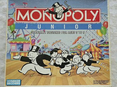 Monopoly Junior 1990 Parker Brothers