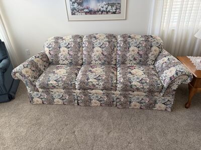 Floral Sofa - Like New