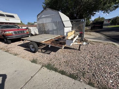 7x10 trailer new lights new leaf springs $400 good for a 4wheeler