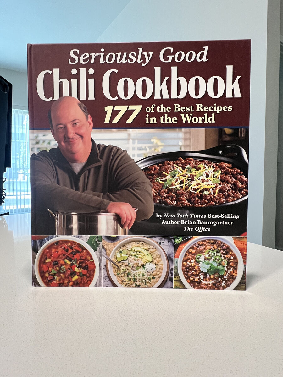 Autographed - Brian Baumgartner – Seriously Good Chili Cookbook – Autographed – The Office
