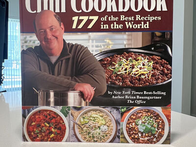 Autographed - Brian Baumgartner – Seriously Good Chili Cookbook – Autographed – The Office