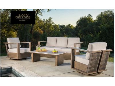 NEW SUNBRELLA SORRENTO PATIO SET WE OFFER DELIVERY