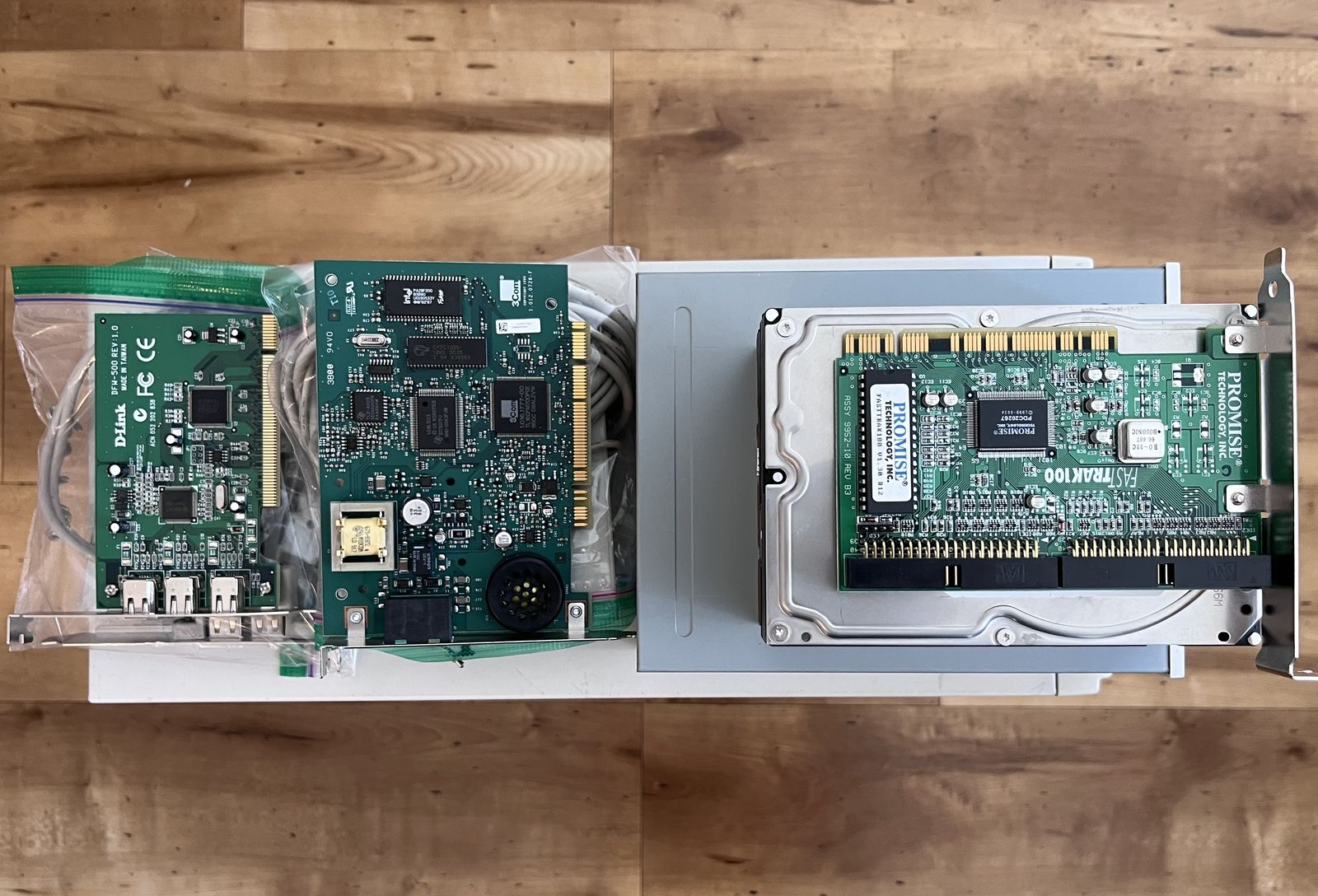 Retro PC Components - FireWire, RAID, DVD+RW, CD-RW, Floppy, WD Hard Drives, Power Supply, etc.