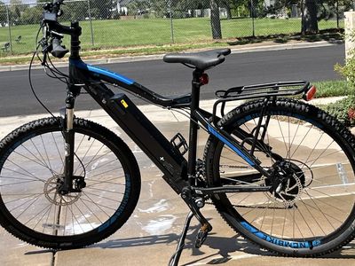NCM Moscow Plus Electric Mountain Bike 29" 48V Black and Blue