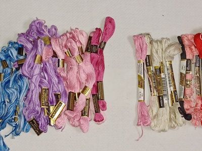 Lot J&P Coats Six Strand Floss Embroidery Thread Asst Colors