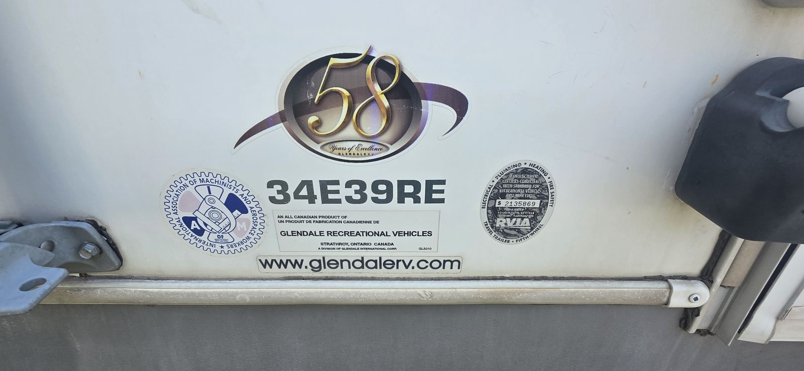 2008 Glendale Titanium 5th Wheel Trailer for Sale