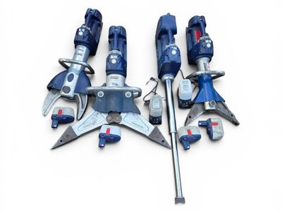 Hurst eDRAULIC S700E2 Cutter, SP310E2 Spreader, R421E2 Ram, SC357E2 Combi Set
