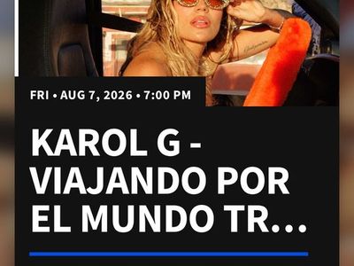 2 Tickets Karol G Las Vegas