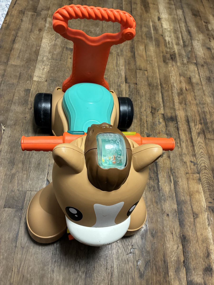 Pony Horse Fisher Price Walk Bounce Ride Baby Toy