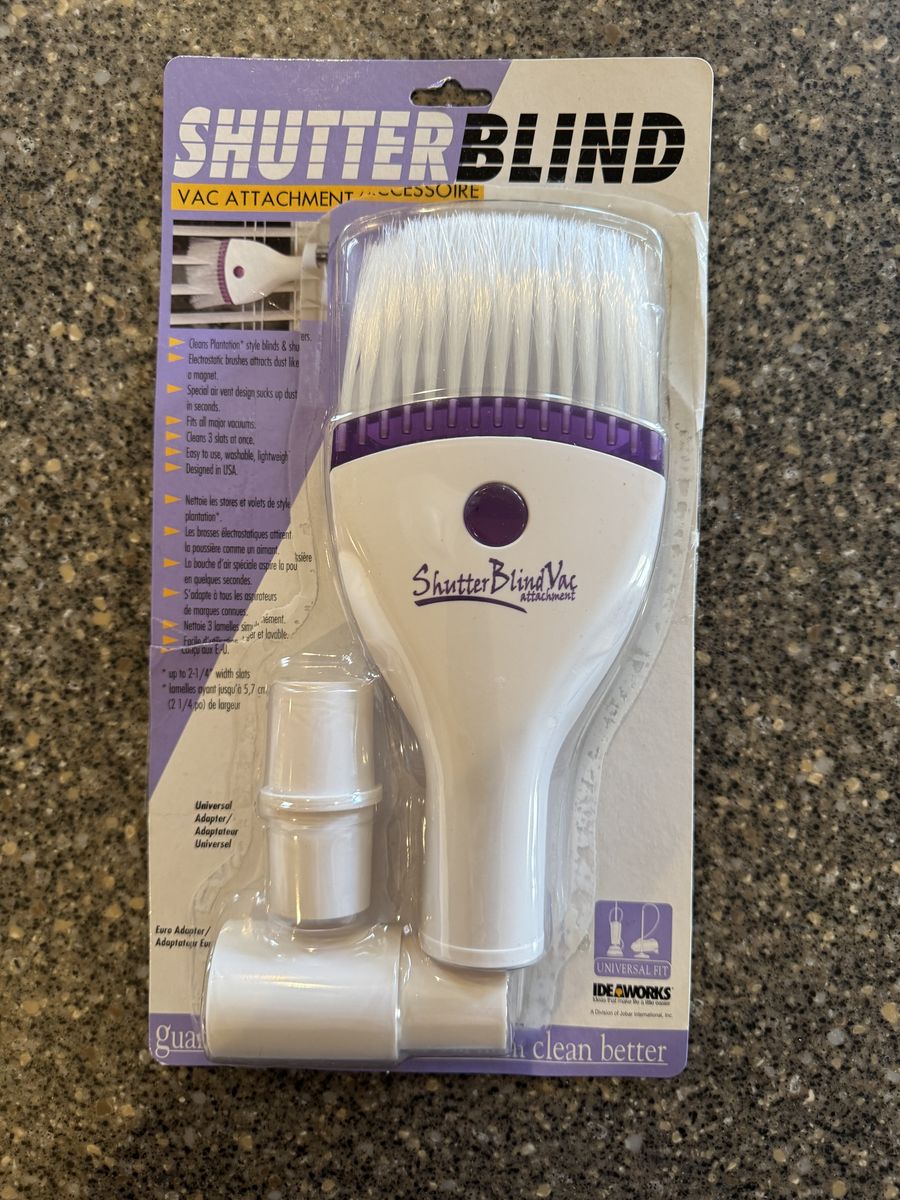 NEW ShutterBlind Vac Attachment