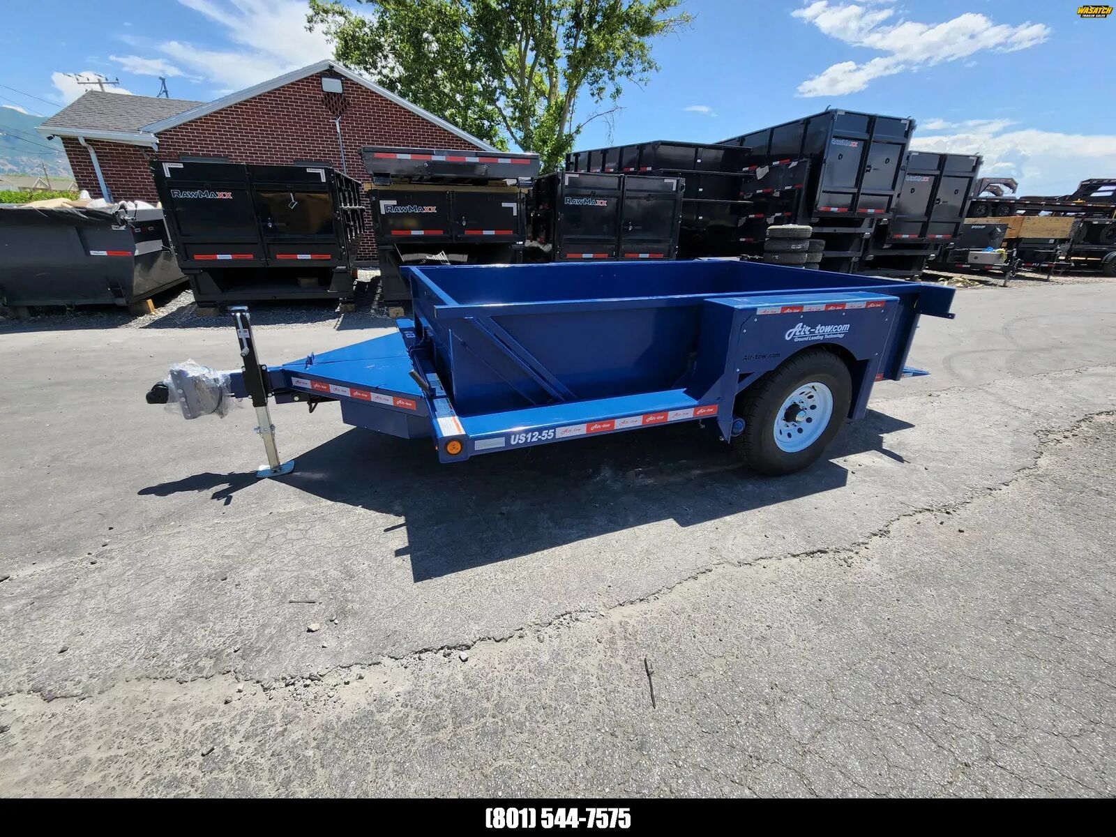 2025 Air Tow US12-55 (12') Utility / Equipment Trailer