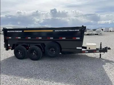 2026 Southland Trailers 7X14 Black Dump 14K with S