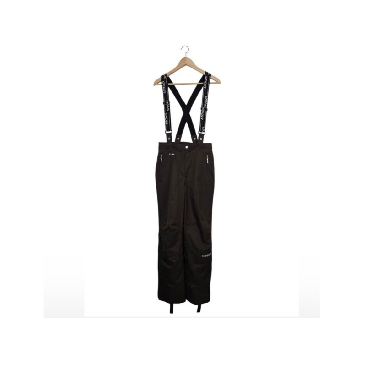 Spyder XTL Insulated Ski Pants With Removable Suspenders Brown Women's 6