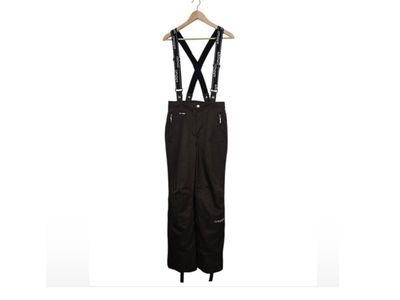 Spyder XTL Insulated Ski Pants With Removable Suspenders Brown Women's 6
