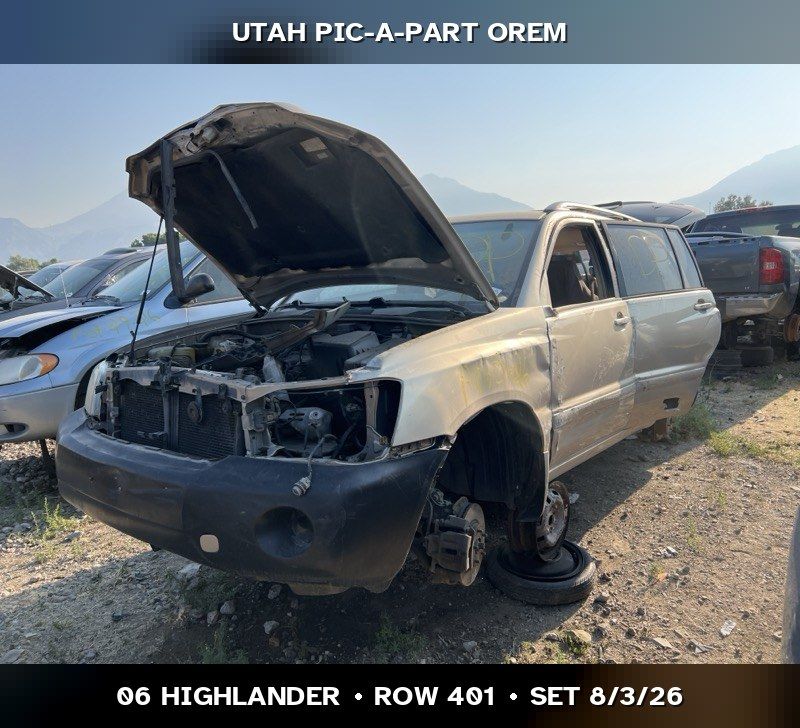 Just In! 2006 Toyota Highlander Parts - UTPAP Orem