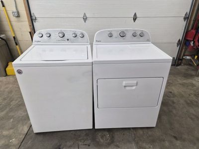 WHIRLPOOL SET WASHER AND ELECTRIC DRYER FREE DELIVER