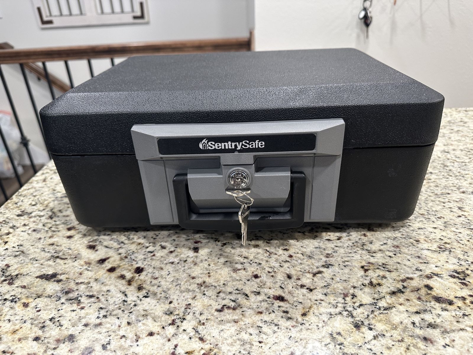 SentrySafe Fire-Resistant Document Safe Box with Key Lock