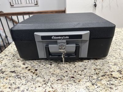 SentrySafe Fire-Resistant Document Safe Box with Key Lock