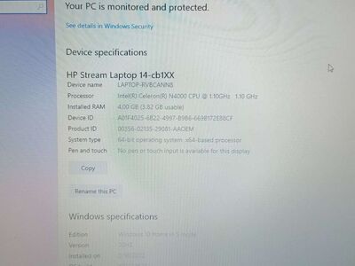 windows 11 hp stream laptop computer