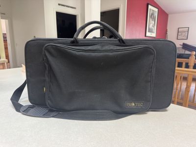 Protec International Black Saxophone Gig Bag with Pockets & Shoulder Strap