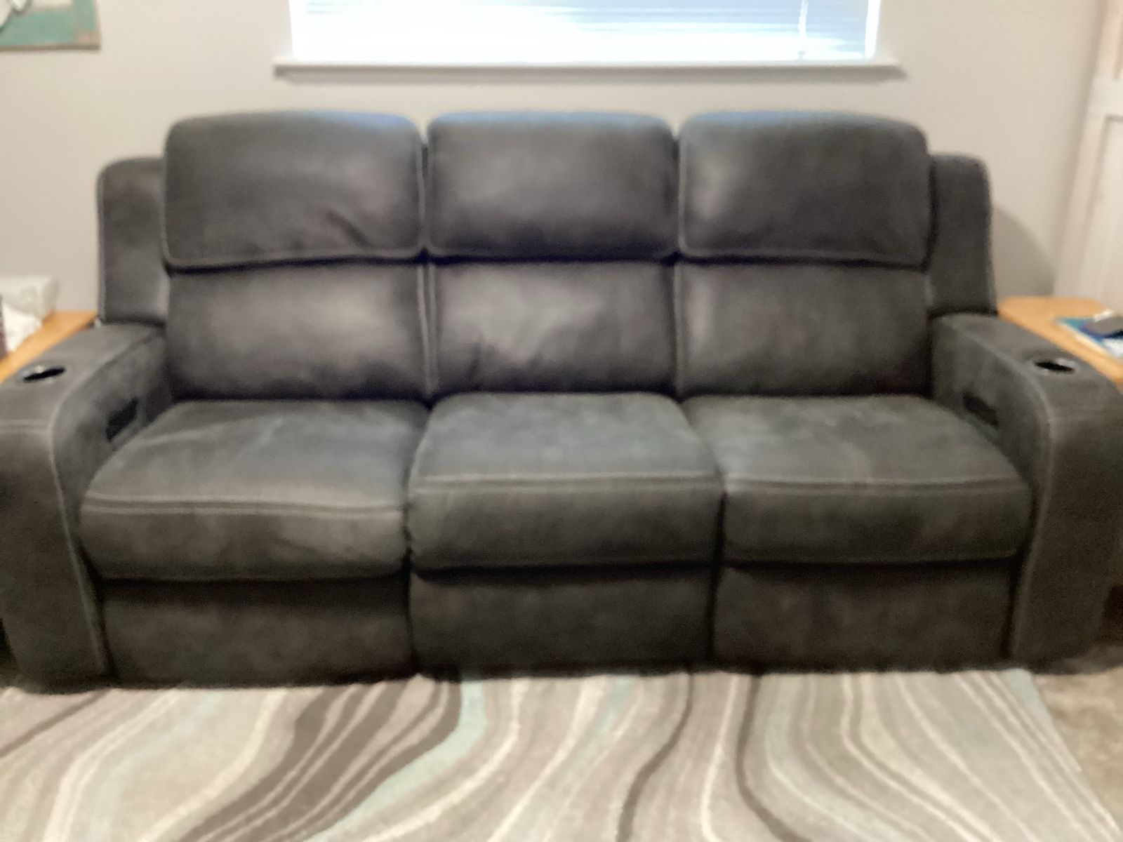 Electric Reclining Sofa-Almost New