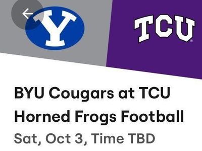 BYU @ TCU football tickets
