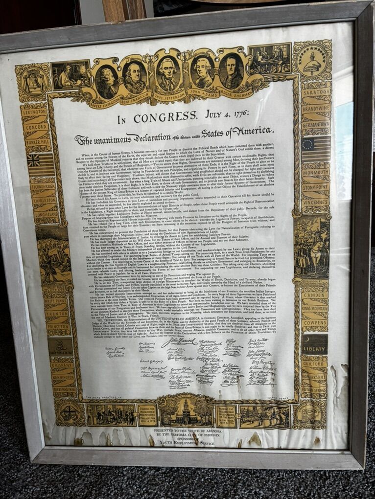 Declaration Of Independence Artwork