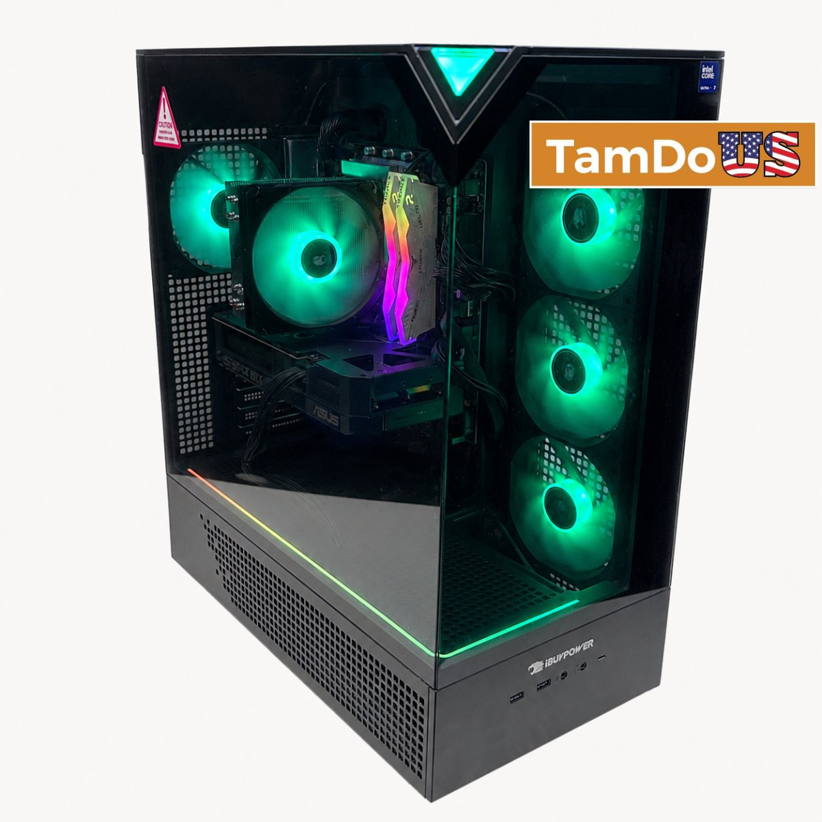 iBUYPOWER Gaming Desktop, Core Ultra 7 265F, 32GB DDR5, 2TB SSD, RTX 5070 12GB