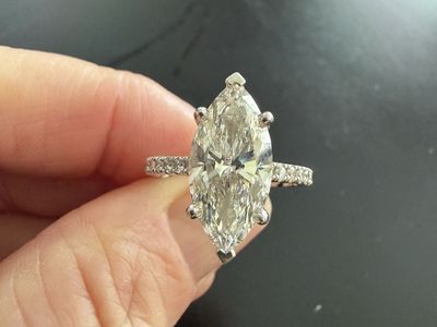 3.09 carat diamond engagement ring