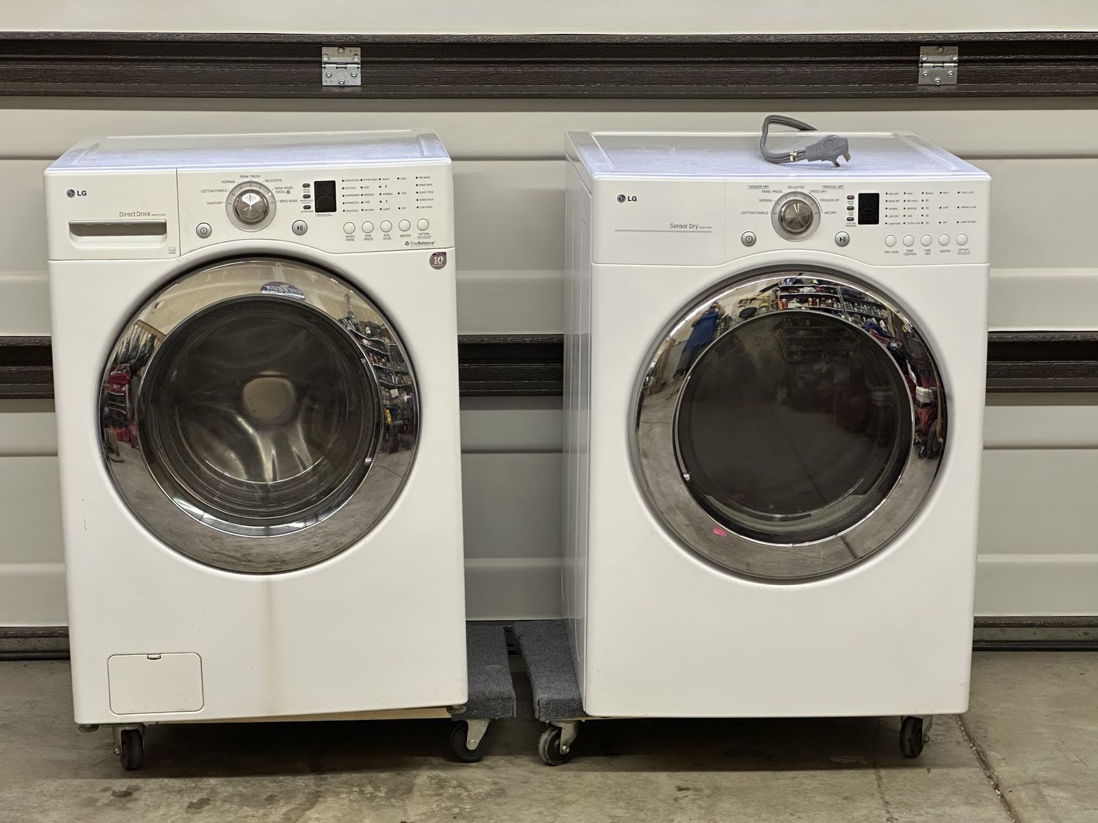 LG Front-Load Washer & Electric Dryer Set