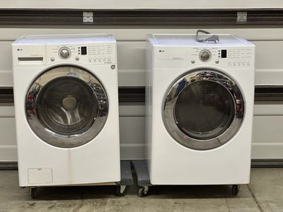 LG Front-Load Washer & Electric Dryer Set