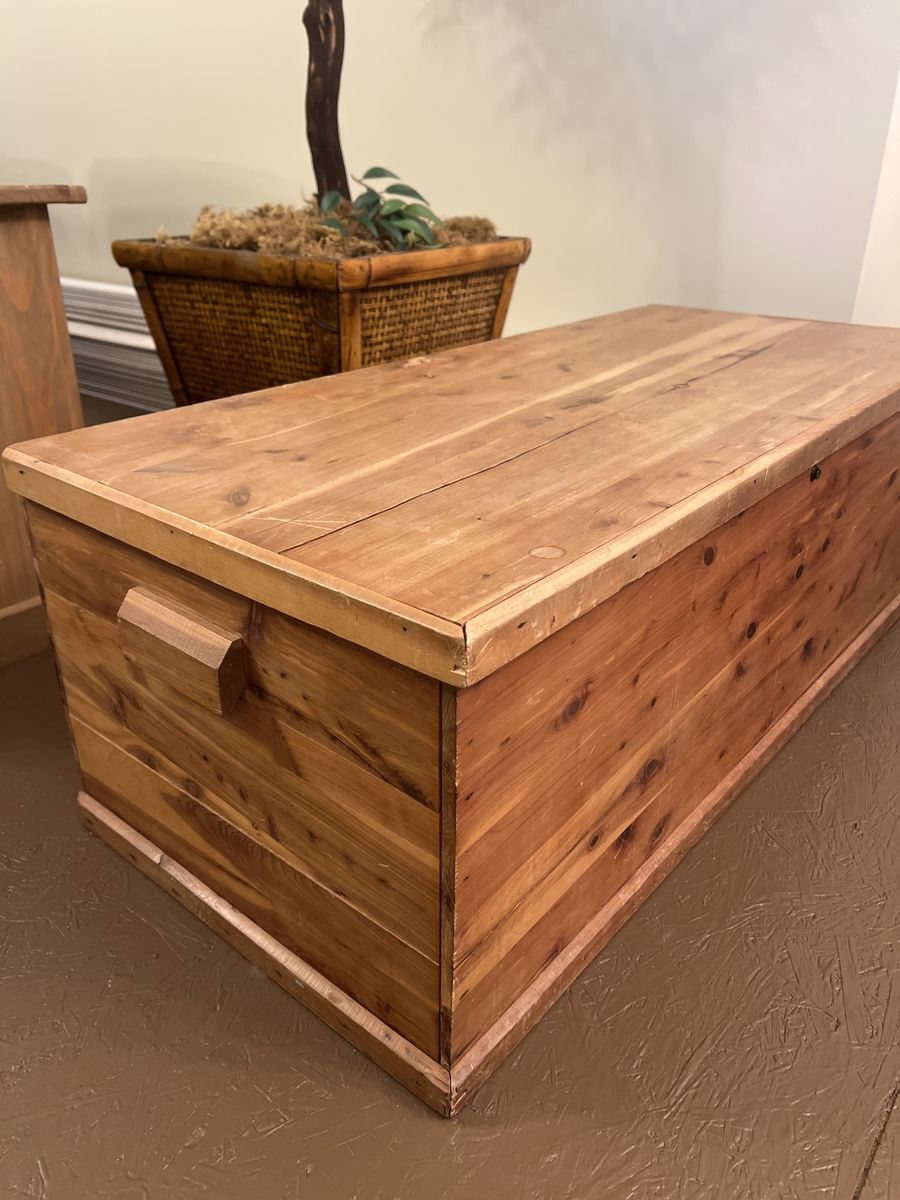 Old cedar chest