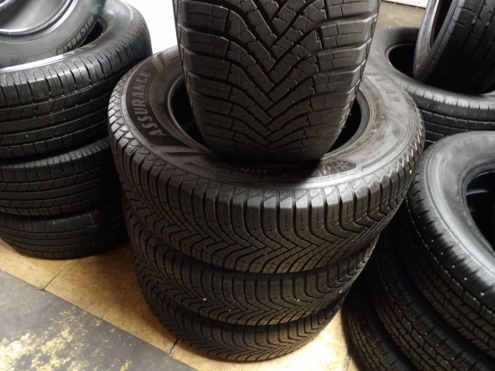 235/65R18 GOODYEAR WEATHER READY 2 SET OF USED TIRES 