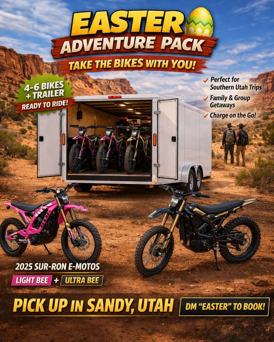 Easter trip this weekend? 

Take the adventure W