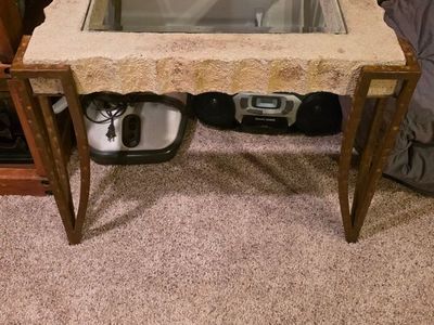 2 unique end tables