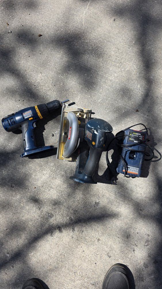 Ryobi drill & circular saw