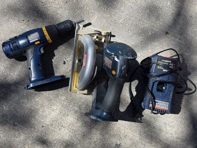 Ryobi drill & circular saw