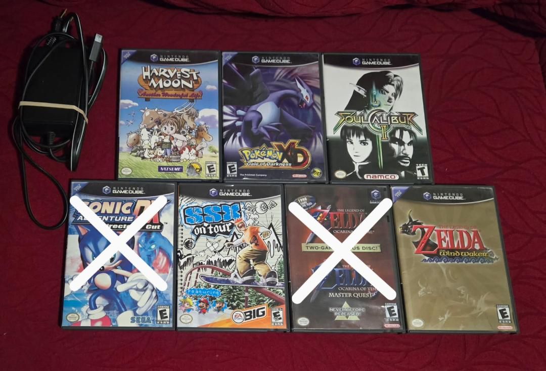 Nintendo Gamecube game bundle including PokeMon Xd Gale of Darkness! Trades considered!